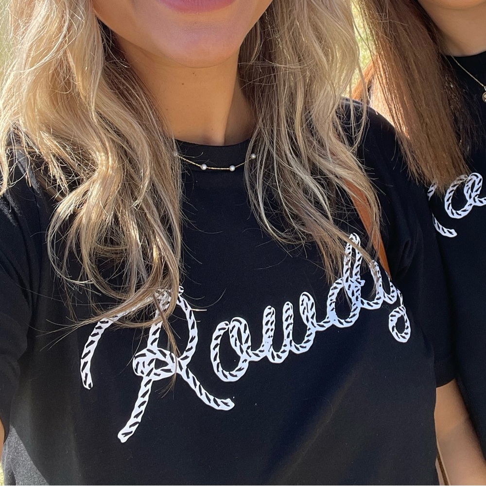 Rowdy Black T-shirt
